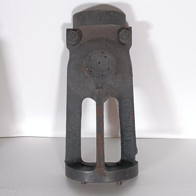 LOT 239: Cast Iron Foundry Molds for Glass