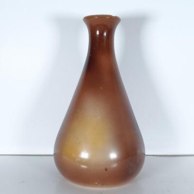 LOT 240: Glass Bookends, Hazel Atlas Child's Mug, Milk Glass Vase & Peanut Butter Drinking Glass