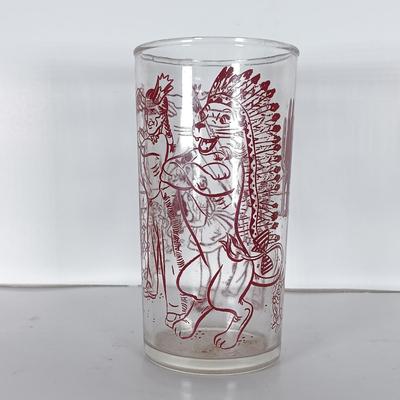 LOT 240: Glass Bookends, Hazel Atlas Child's Mug, Milk Glass Vase & Peanut Butter Drinking Glass