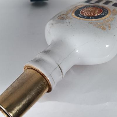 LOT 241: Vintage Beer Tap Handles - Porcelain Miller Lite Handle, Metal Rheingold, Acrylic Piel's Beer & More