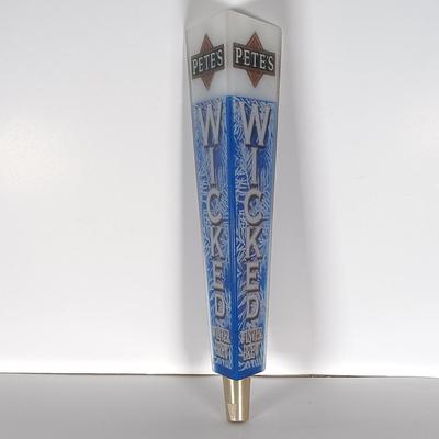 LOT 241: Vintage Beer Tap Handles - Porcelain Miller Lite Handle, Metal Rheingold, Acrylic Piel's Beer & More