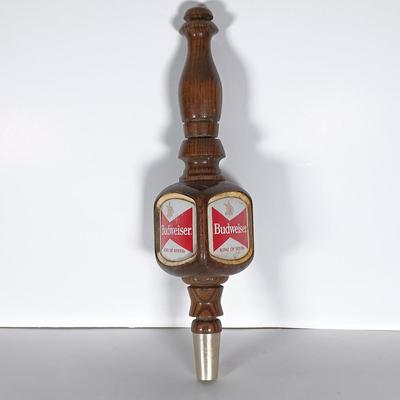 LOT 243: Vintage Beer Tap Handles - Plastic Old Milwaukee, Acrylic Bud Light, Wood Budweiser & More
