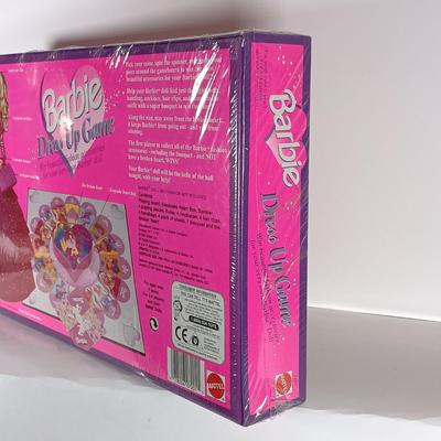 LOT 304: Barbie 1995 Dress Up Game with (2) Silken Flame 1997 Reproduction Barbies & Barbie 1991 Mermaid