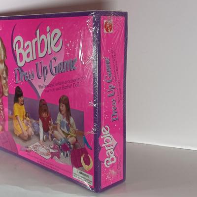 LOT 304: Barbie 1995 Dress Up Game with (2) Silken Flame 1997 Reproduction Barbies & Barbie 1991 Mermaid