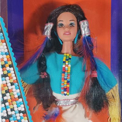 LOT 305: Special Edition 1992 Native American Barbie with 1993 Second Edition & 1994 Third Edition Native American Barbies