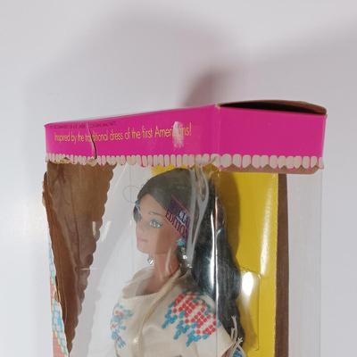 LOT 305: Special Edition 1992 Native American Barbie with 1993 Second Edition & 1994 Third Edition Native American Barbies