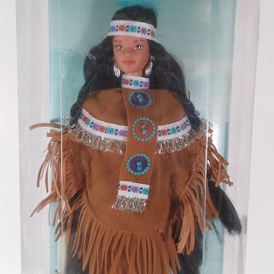 LOT 306: American Stories Collection 1995 Native American Barbie with 1992 Special Edition & 1997 Fourth Edition Barbies