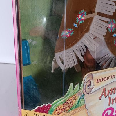 LOT 306: American Stories Collection 1995 Native American Barbie with 1992 Special Edition & 1997 Fourth Edition Barbies