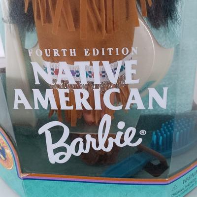 LOT 306: American Stories Collection 1995 Native American Barbie with 1992 Special Edition & 1997 Fourth Edition Barbies