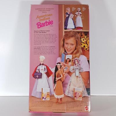 LOT 306: American Stories Collection 1995 Native American Barbie with 1992 Special Edition & 1997 Fourth Edition Barbies