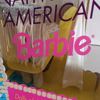 LOT 306: American Stories Collection 1995 Native American Barbie with 1992 Special Edition & 1997 Fourth Edition Barbies