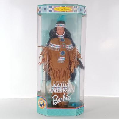 LOT 306: American Stories Collection 1995 Native American Barbie with 1992 Special Edition & 1997 Fourth Edition Barbies