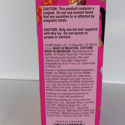LOT 307: WNBA 1998 Rebecca Lobo Kira and Blonde Barbie with (2) Nascar 50th Anniversary 1998 Barbies