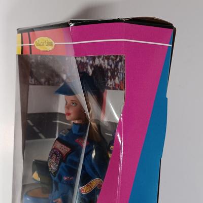 LOT 307: WNBA 1998 Rebecca Lobo Kira and Blonde Barbie with (2) Nascar 50th Anniversary 1998 Barbies