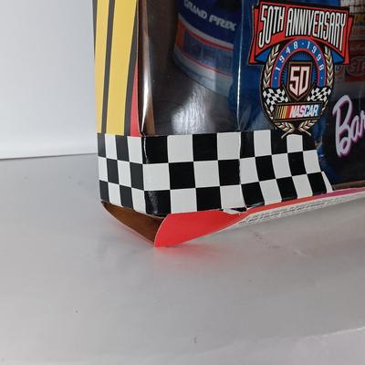 LOT 307: WNBA 1998 Rebecca Lobo Kira and Blonde Barbie with (2) Nascar 50th Anniversary 1998 Barbies