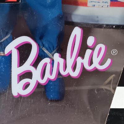 LOT 307: WNBA 1998 Rebecca Lobo Kira and Blonde Barbie with (2) Nascar 50th Anniversary 1998 Barbies