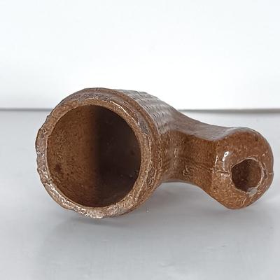 LOT 308: Civil War-Style Clay Pipe, Lidded Wooden Pipe Bowl, White Clay Pipe & Vintage Tobacco Tins