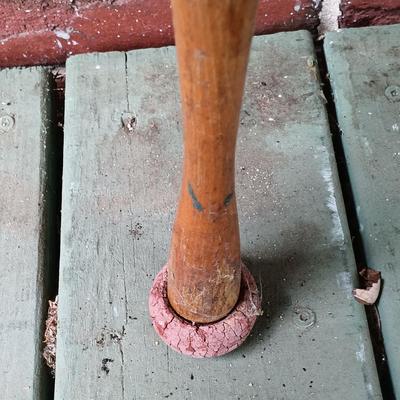 LOT 309: Set of (2) Wooden Fishing Poles with Penn Reels No 35 and No 79 & Wicker Fishing Creel