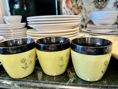 Kitchen Lot 9 w/ John Deer, Mid Century Cups & More