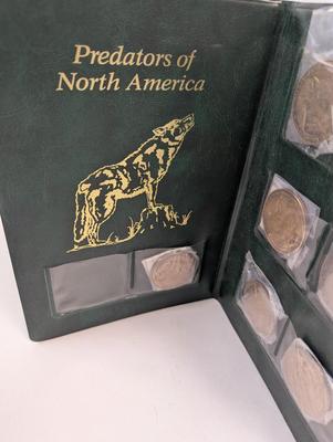 Set of 7 Bronze Commemorative Medallions - Predators North American Hunting Club Collector's Series