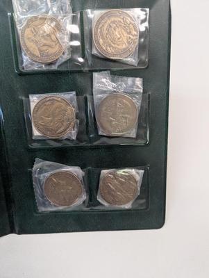 Set of 7 Bronze Commemorative Medallions - Predators North American Hunting Club Collector's Series