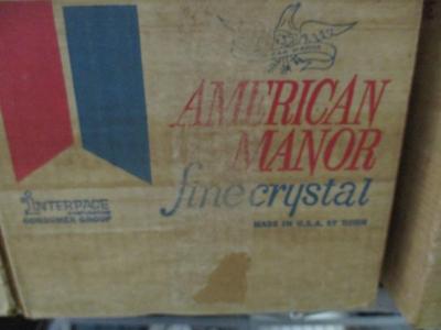 29 Pieces Of American Manor Le Blue Glasses Made In USA