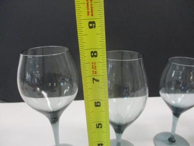 29 Pieces Of American Manor Le Blue Glasses Made In USA