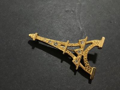 Eiffel Tower Brooch