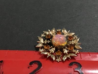 Opal like Vintage Brooch