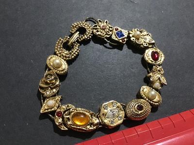 Vintage Victorian revival slide Bracelet