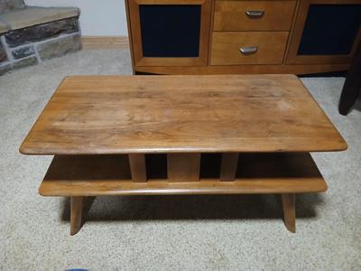 Vintage Mid-Century Modern wooden Coffee table