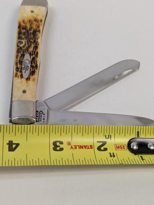 Case XX 2 Blade Pocket Knife Bone Trapper #3