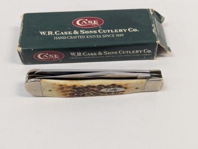 Case XX 2 Blade Pocket Knife Bone Trapper #3