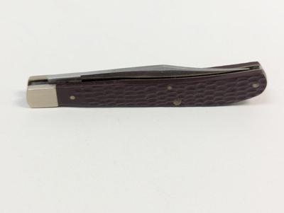 Case Tested XX 1 Blade Pocket Knife Slimeline Trapper Brown Derlin Handle