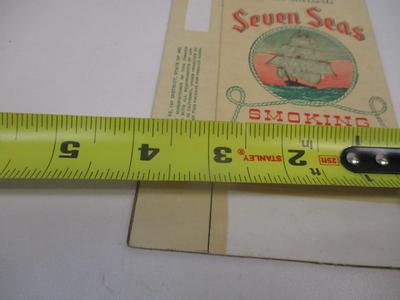 Empty Tobacco Box Seven Seas Specially Blended Smoking Mixture