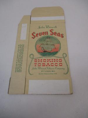 Empty Tobacco Box Seven Seas Specially Blended Smoking Mixture