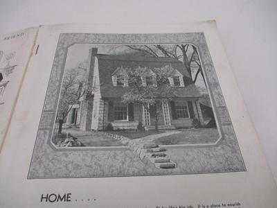 Antique 1931 Sterchi Bros. Store Catalog, Wallpaper Samples, Tires Paints & Furnishings 1932