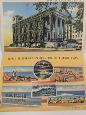 1940's Georgia & Florida Postcards & The Magic City Book