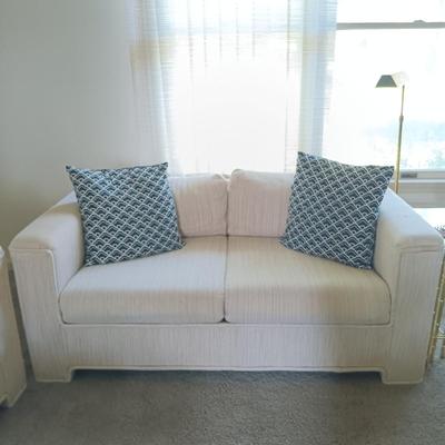 LOT 22L: Pair of Contemporary Style Sofas