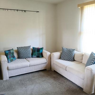 LOT 22L: Pair of Contemporary Style Sofas