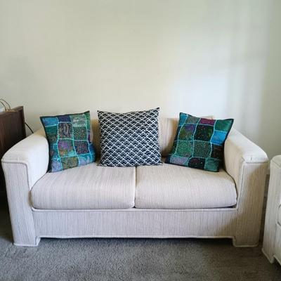 LOT 22L: Pair of Contemporary Style Sofas