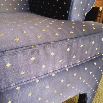 LOT 24L: Pair of Bernhardt Furniture Wing Back Arm Chairs