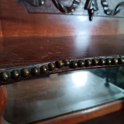 LOT 35L: Antique Dressing Stand with Drop-Front Desk
