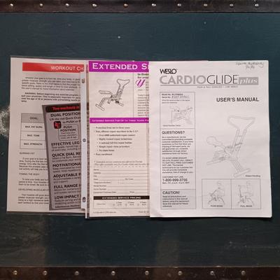 LOT 36B: Weslo Cardio Glide Plus Exercise Machine