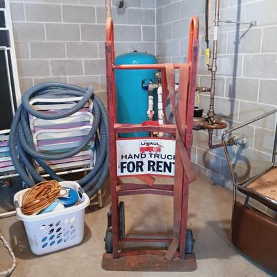 LOT 37B: Large 500lb Capacity U-Haul Hand Truck