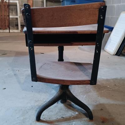 LOT 40B: Vintage School Desk
