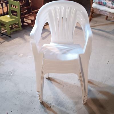 LOT 82B: Rio Beach Folding Chairs with Trolley, Plastic Folding Tables & More