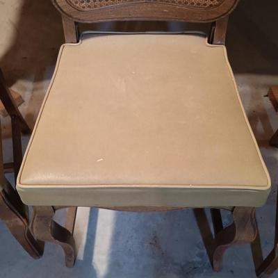 LOT 85B: Set of (3) Coronet Wonderfold Foldable Cane Back Chairs by Norquist Products