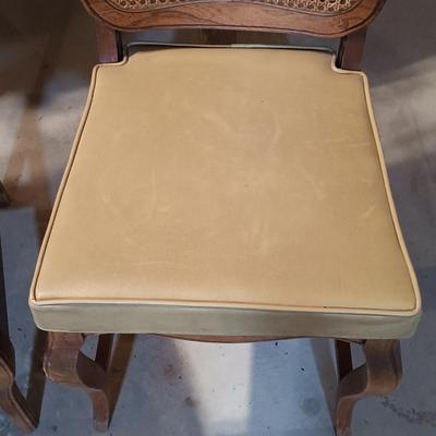 LOT 85B: Set of (3) Coronet Wonderfold Foldable Cane Back Chairs by Norquist Products