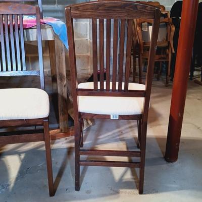 LOT 86B: Set of (6) MCM Stakmore Co Foldable Chairs